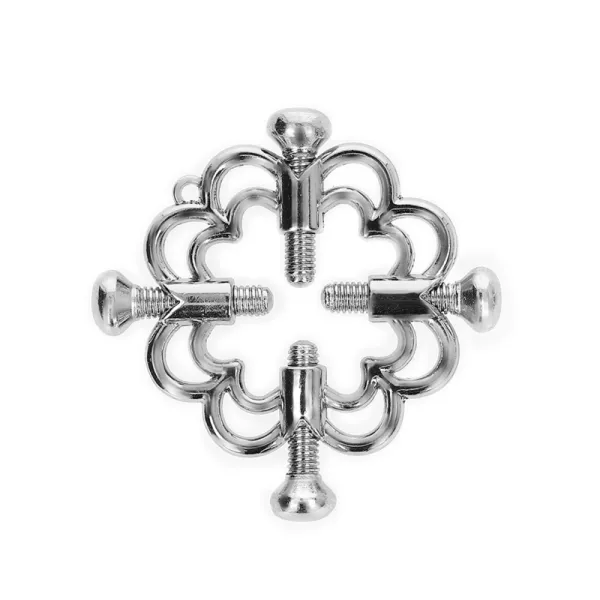 Metallische Blumen-Nippelklammern von Kink Nipple Grip | Fesselliebe.de