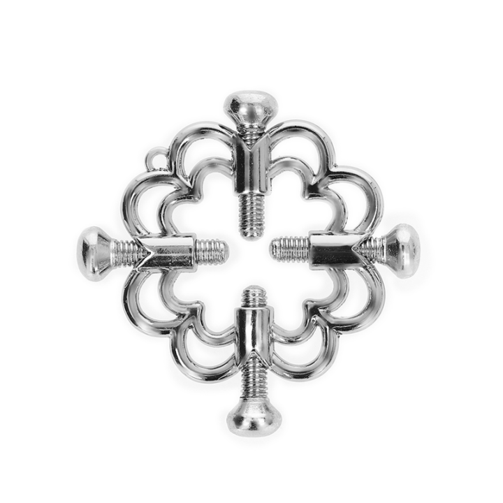 Metallische Blumen-Nippelklammern von Kink Nipple Grip | Fesselliebe.de
