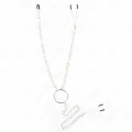 Dreifach Nippel- und Klitzisklemmen mit Kette Modell 1 von Kink Nipple Grip