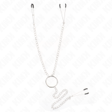 Dreifach Nippel- und Klitzisklemmen mit Kette Modell 1 von Kink Nipple Grip | Fesselliebe.de