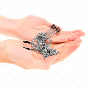 Dreifach Nippel- und Klitzisklemmen mit Kette Modell 1 von Kink Nipple Grip