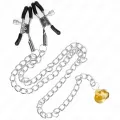 Kette Nippelklemmen mit Hornanhänger 30 cm von Kink Nipple Grip