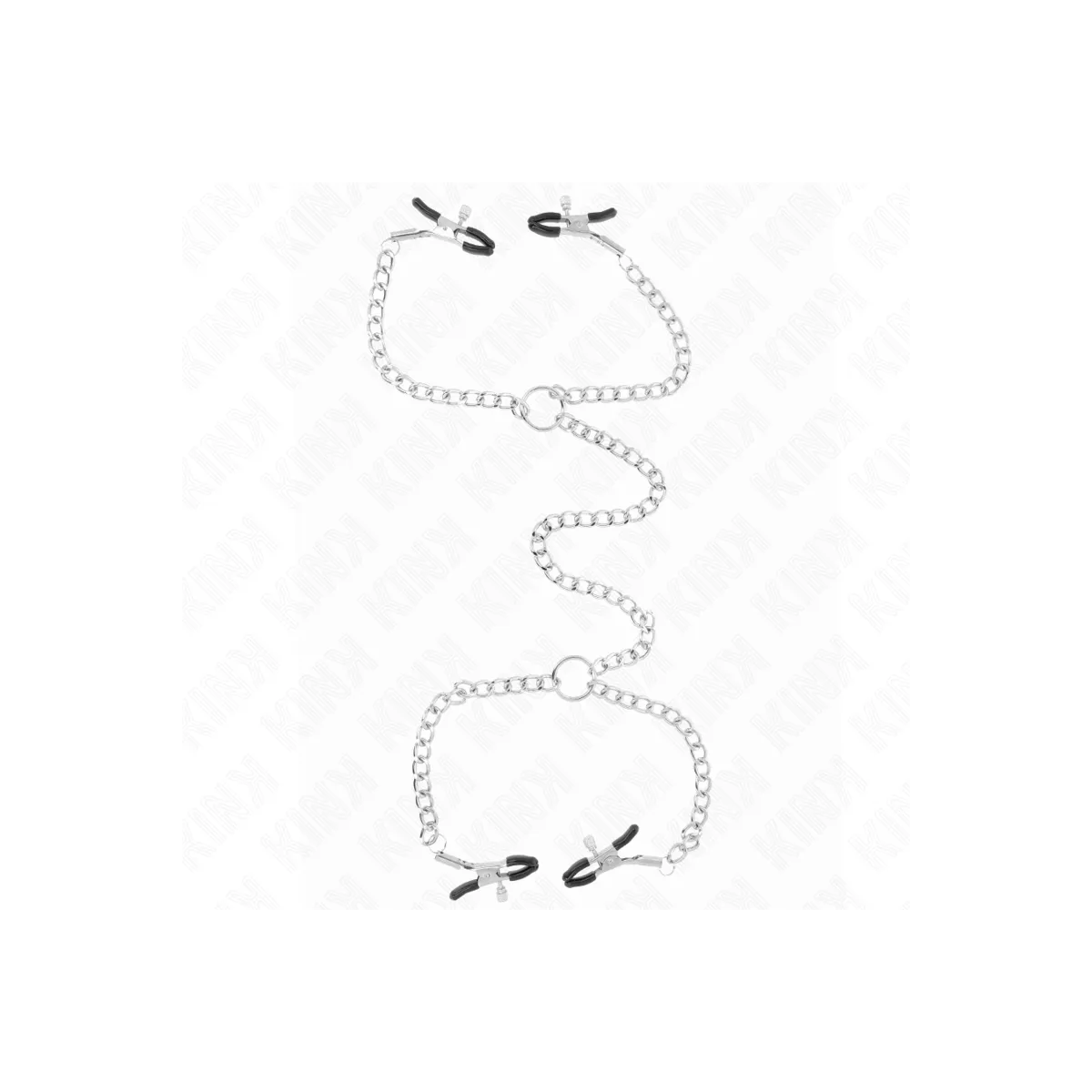 4 Ketten-Nippelklammern 32 cm mit Ketten 14 cm von Kink Nipple Grip | Fesselliebe.de