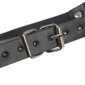 953720 Bondage Lederriemen Brustklemmen Schwarz eine Grösse von Subblime Fetish