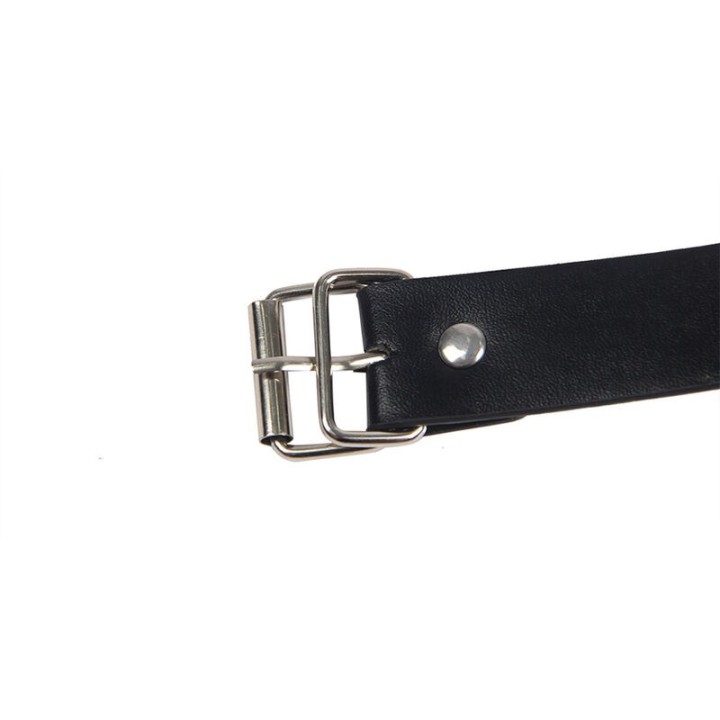 953720 Bondage Lederriemen Brustklemmen Schwarz eine Grösse von Subblime Fetish | Fesselliebe.de