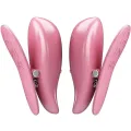 Cailey Nippelklemmen 10 Vibrationen mit Fernbedienung Rosa von Pretty Love
