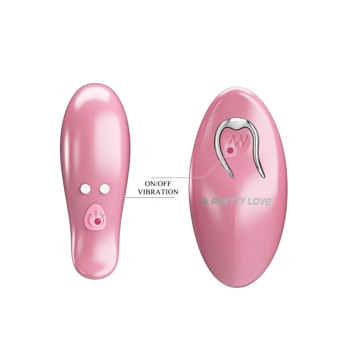 Cailey Nippelklemmen 10 Vibrationen mit Fernbedienung Rosa von Pretty Love | Fesselliebe.de