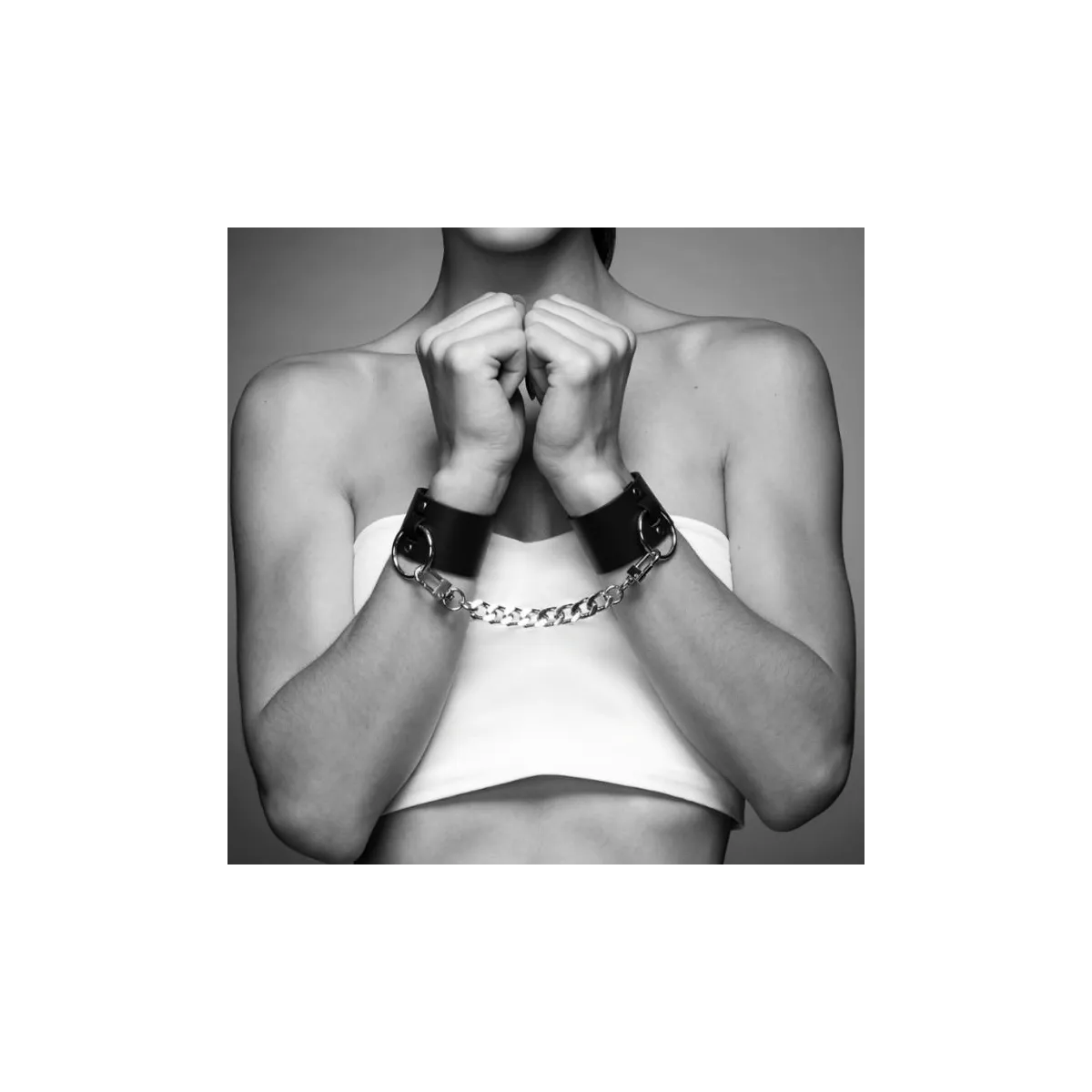 Breite Manschetten Schwarz von Bijoux Maze | Fesselliebe.de