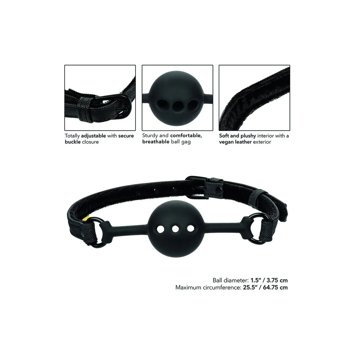 Boundless Atmungsaktiver Ballknebel von Calexotics | Fesselliebe.de