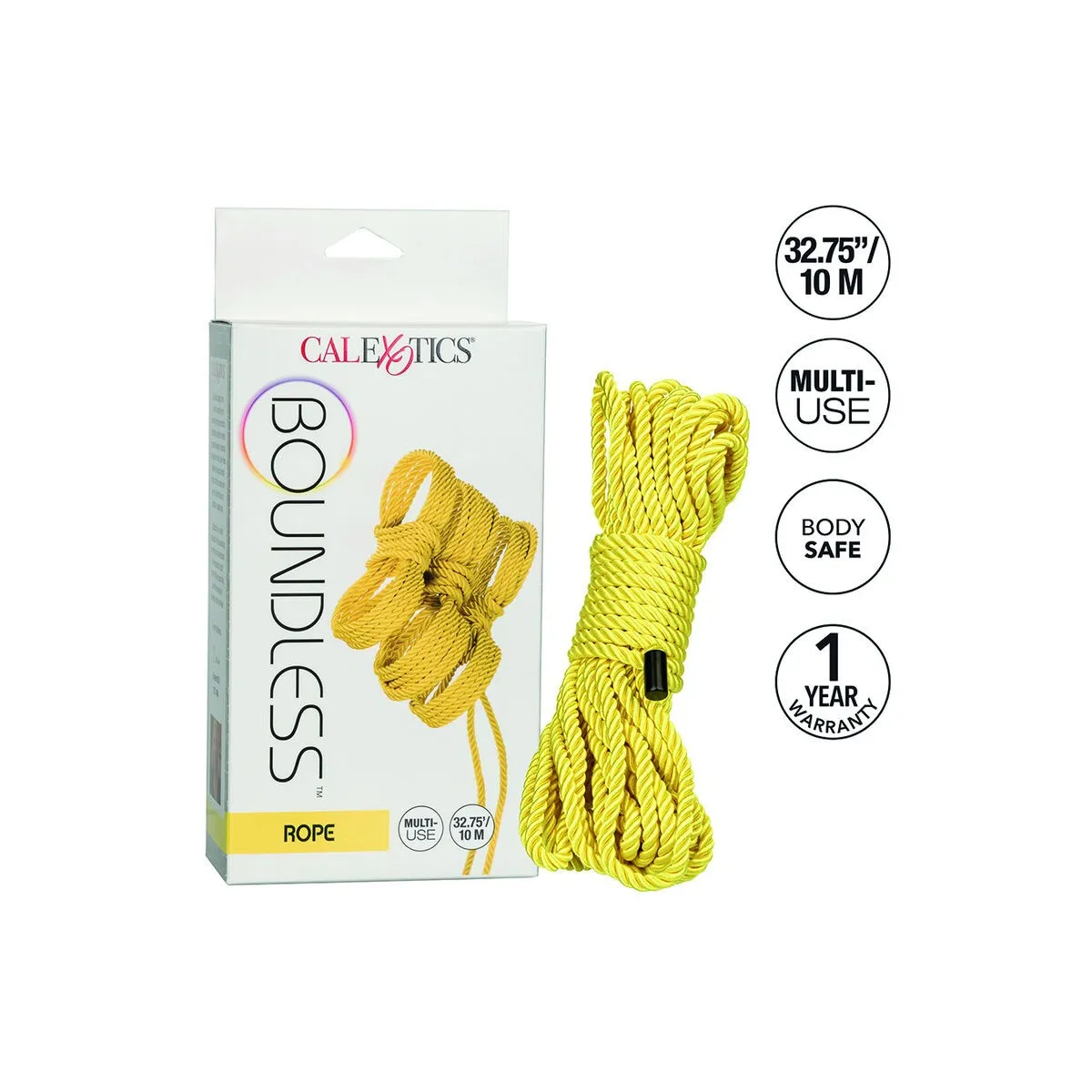 Boundless Seil 10m Gelb von Calexotics | Fesselliebe.de