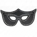 Kunstledermaske mit Nieten Modell 2 30 X 12 cm von Kink Masked Allure