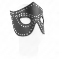 Kunstledermaske mit Nieten Modell 2 30 X 12 cm von Kink Masked Allure