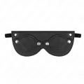 Kunstledermaske mit Abnehmbaren Augenabdeckungen 22 X 9 cm von Kink Masked Allure
