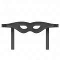 Kunstledermaske Modell 1 30 X 7 cm von Kink Masked Allure