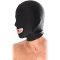 Haube mit Offenem Mund Schwarz von Fetish Fantasy Series