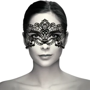 Breite Schwarze Spitzenmaske von Coquette Accessories