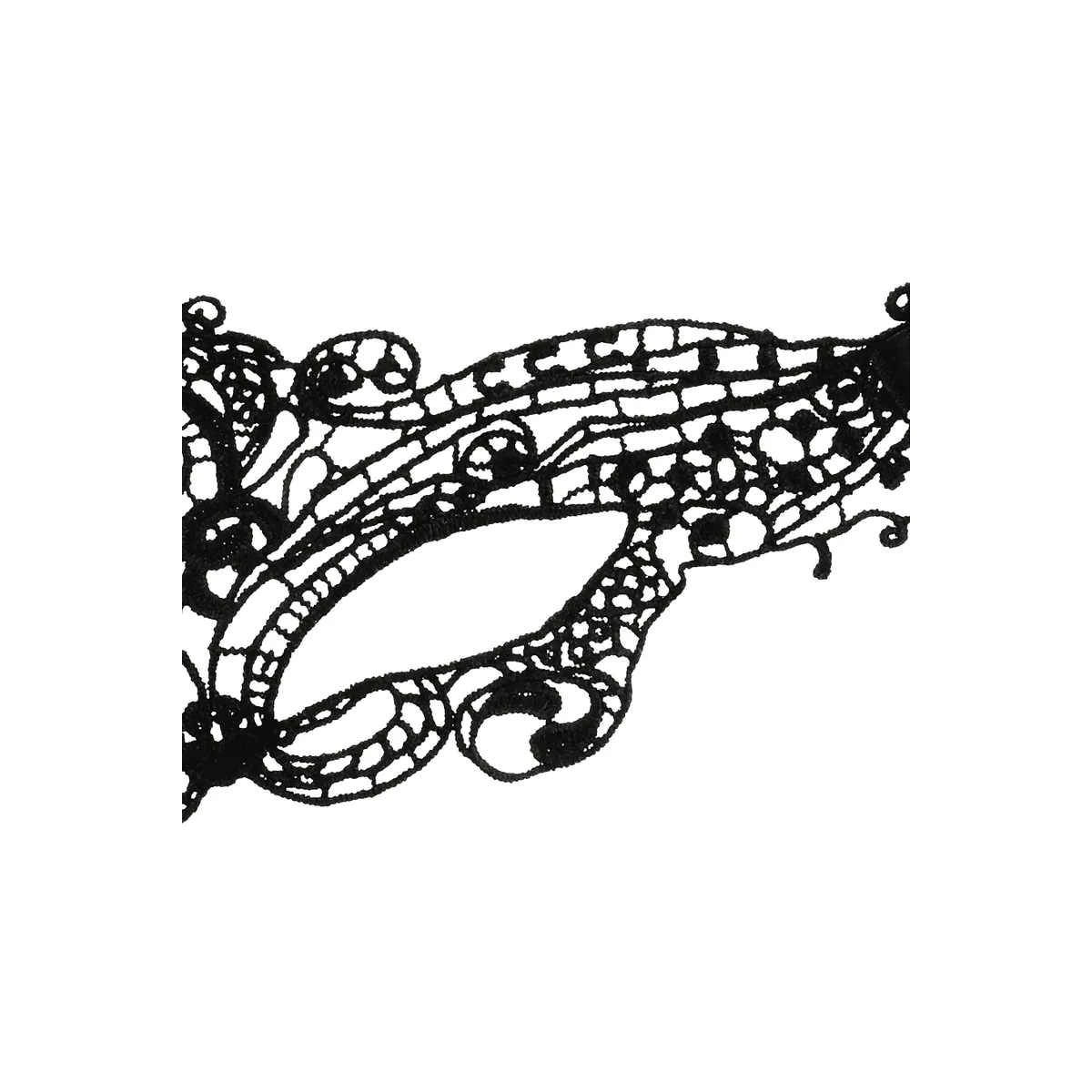 Feine Schwarze Spitzenmaske von Coquette Accessories | Fesselliebe.de