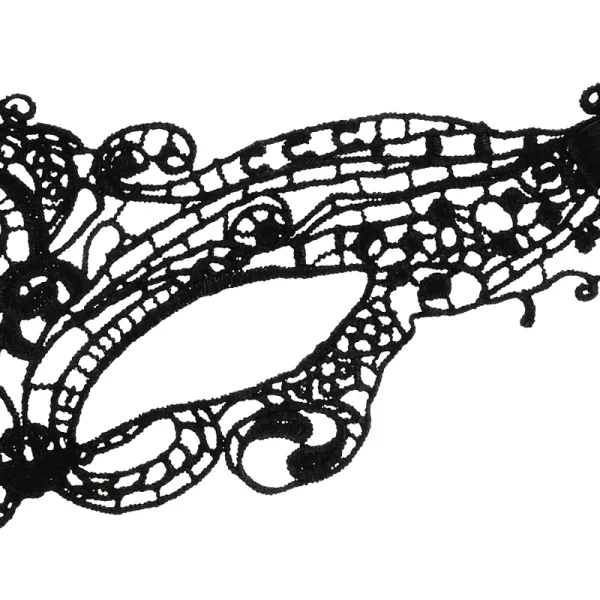 Feine Schwarze Spitzenmaske von Coquette Accessories | Fesselliebe.de