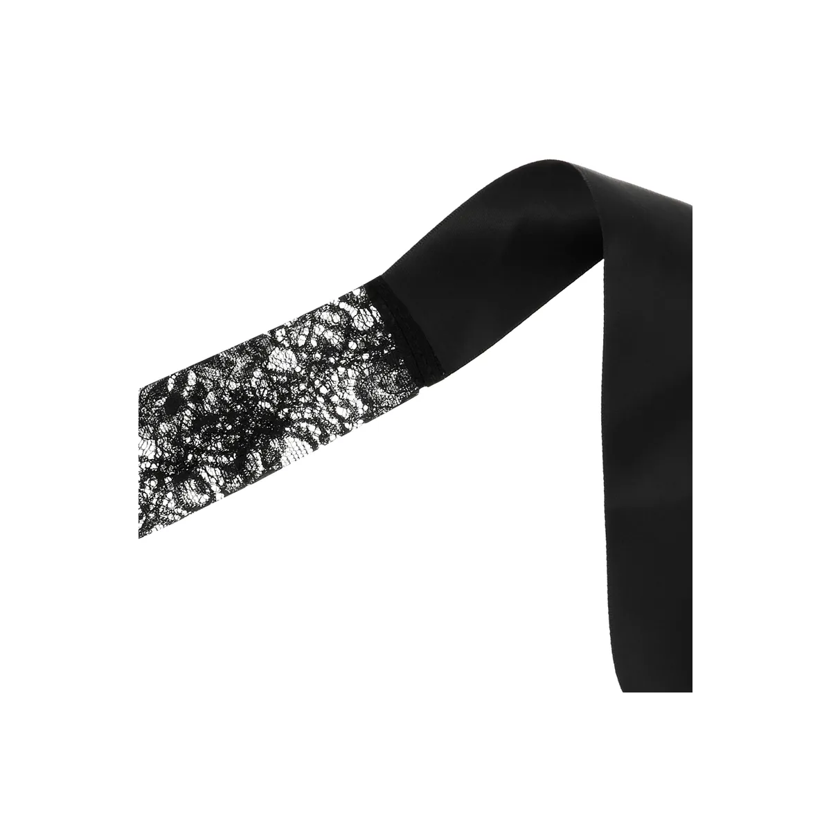 Schwarze Spitzenmaske mit Band von Coquette Accessories | Fesselliebe.de