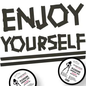 Nicht Klebendes Schwarzes Bondageband 15m von Darkness Bondage