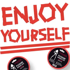 Klebendes Rotes Bondageband 15m von Darkness Bondage