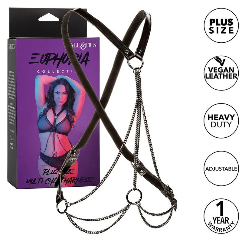 Euphoria Multichain Harness Premium Übergrösse von Calexotics | Fesselliebe.de