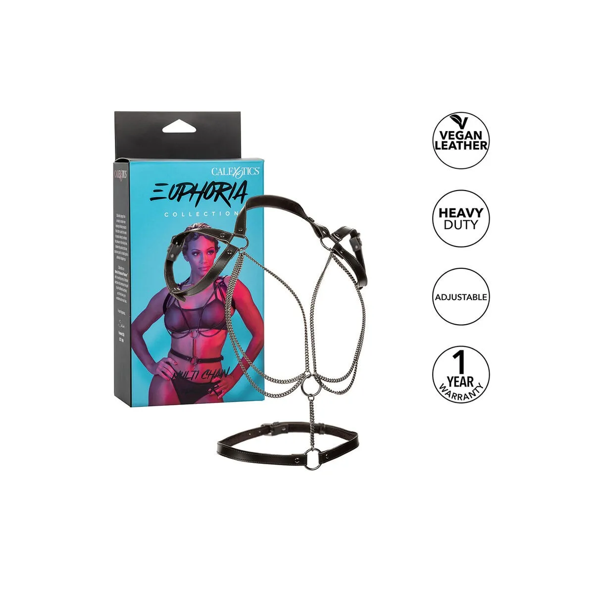 Euphoria Multichain Halter Harness Premium von Calexotics | Fesselliebe.de