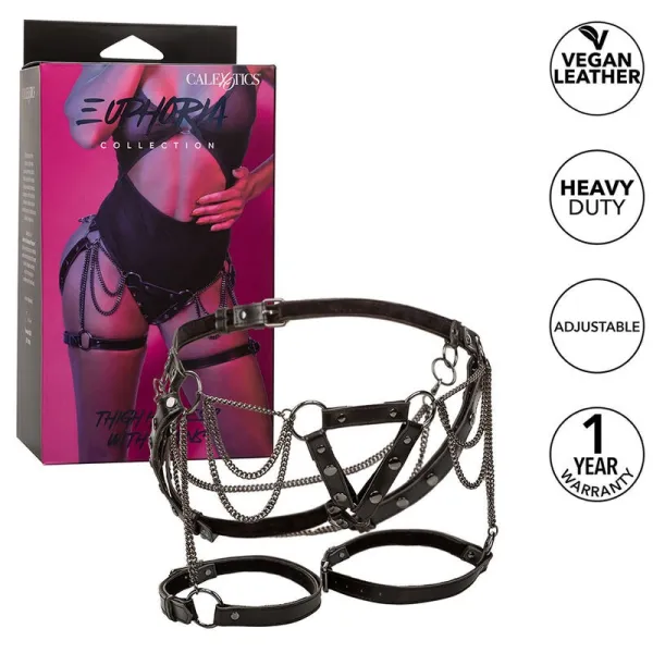 Euphoria Multichain Oberschenkelharness Premium von Calexotics | Fesselliebe.de