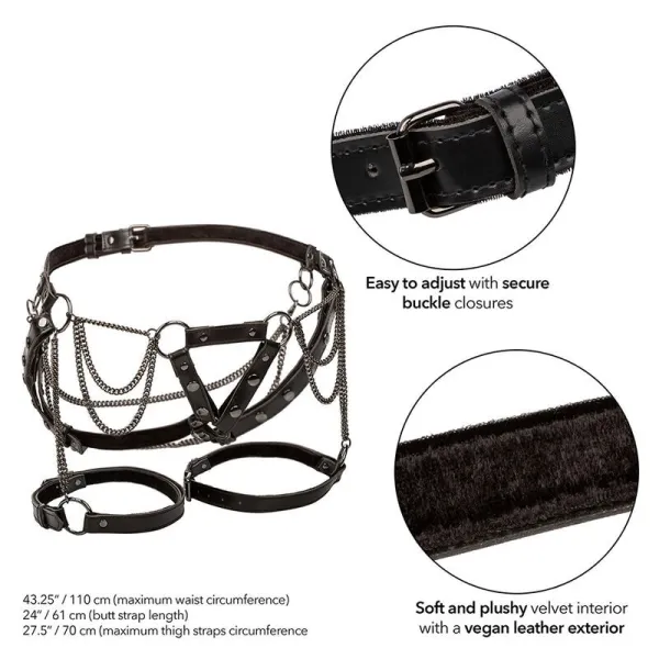 Euphoria Multichain Oberschenkelharness Premium von Calexotics | Fesselliebe.de