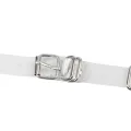 953737 Brustgurt mit Ringen und Ketten Silber eine Grösse von Subblime Fetish
