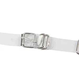 953737 Brustgurt mit Ringen und Ketten Silber eine Grösse von Subblime Fetish