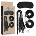 Fetish Erotikspielset 1 mit Handschellen, Blindmaske und Peitsche von Intense Fetish