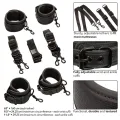 Nocturnal Bettfesseln Leder Verstellbar Schwarz von Calexotics