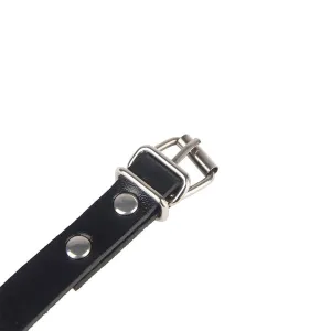 953690 Handschellen mit Bondage-Gürtel Schwarz eine Grösse von Subblime Fetish