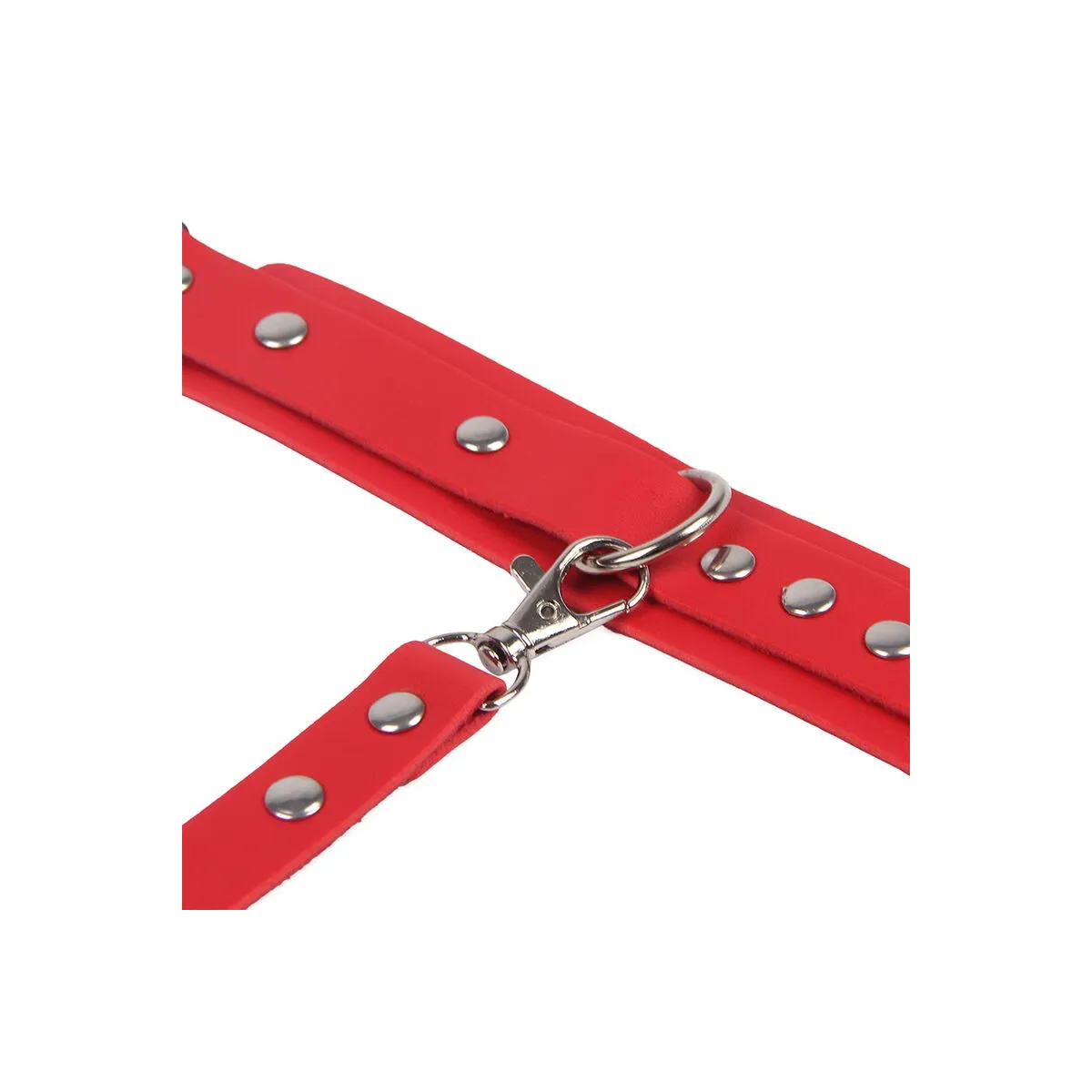953706 Handschellen mit Bondage-Gürtel Rot eine Grösse von Subblime Fetish | Fesselliebe.de