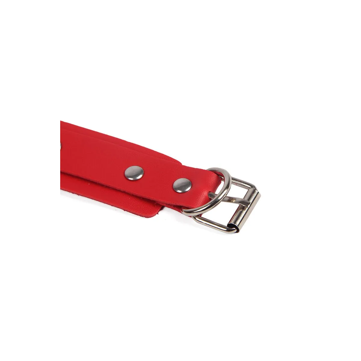 953706 Handschellen mit Bondage-Gürtel Rot eine Grösse von Subblime Fetish | Fesselliebe.de