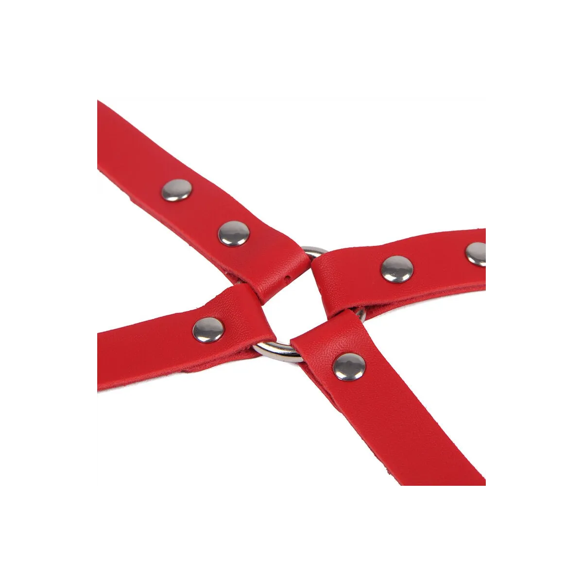 953706 Handschellen mit Bondage-Gürtel Rot eine Grösse von Subblime Fetish | Fesselliebe.de