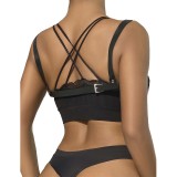 953713 Punk Bondage Gürtel Metallschnalle Schwarz eine Grösse von Subblime Fetish | Fesselliebe.de