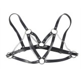 953713 Punk Bondage Gürtel Metallschnalle Schwarz eine Grösse von Subblime Fetish | Fesselliebe.de