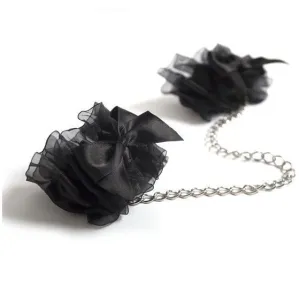 Indiscrets Frou Frou Organza-Handschellen von Bijoux Indiscrets