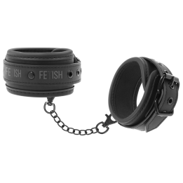 Knöchelstze aus Veganem Leder mit Noprene-Futter von Fetish Submissive Bondage | Fesselliebe.de