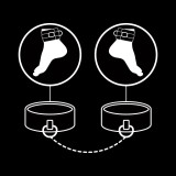 Knöchelstze aus Veganem Leder mit Noprene-Futter von Fetish Submissive Bondage | Fesselliebe.de