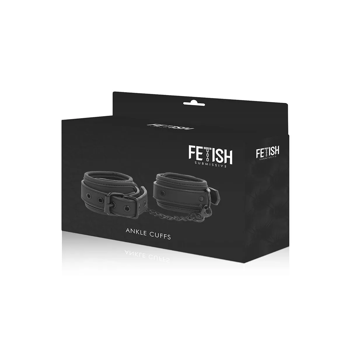Knöchelstze aus Veganem Leder mit Noprene-Futter von Fetish Submissive Bondage | Fesselliebe.de