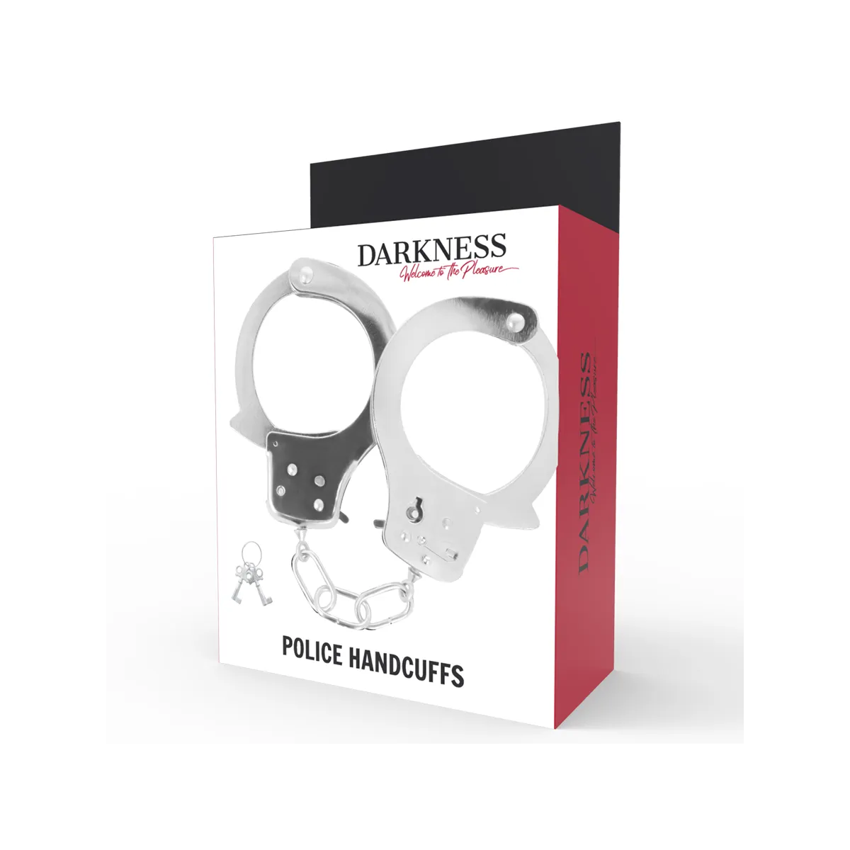 Handschellen aus Metall mit Schlüssel von Darkness Bondage | Fesselliebe.de