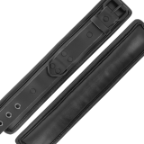 Verstellbare Knöchel-Handschellen aus Schwarzem Leder von Darkness Bondage | Fesselliebe.de