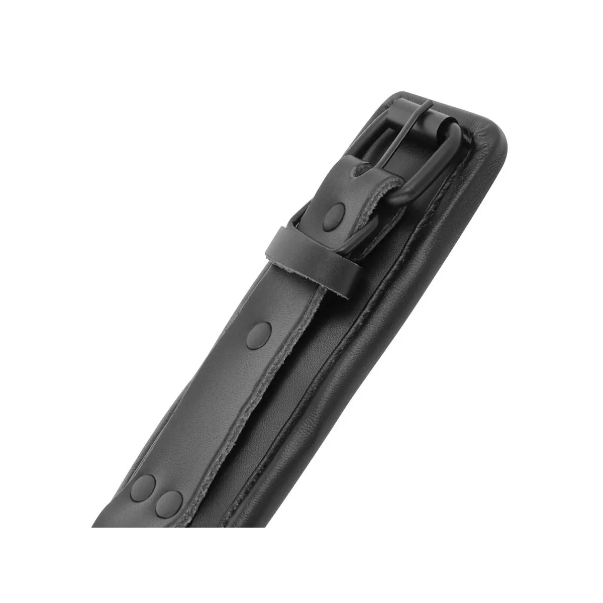 Handschellen und Kragen aus Schwarzem Leder von Darkness | Fesselliebe.de