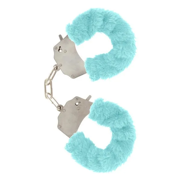 Furry Fun Cuffs Bondage Blau von Toyjoy | Fesselliebe.de