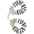 Furry Fun Manschetten Bondage Zebra von Toyjoy