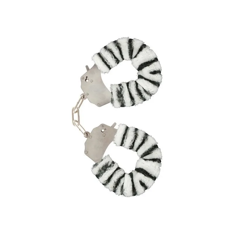 Furry Fun Manschetten Bondage Zebra von Toyjoy | Fesselliebe.de