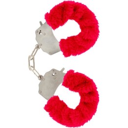 Furry Fun Cuffs Bondage Rot von Toyjoy | Fesselliebe.de